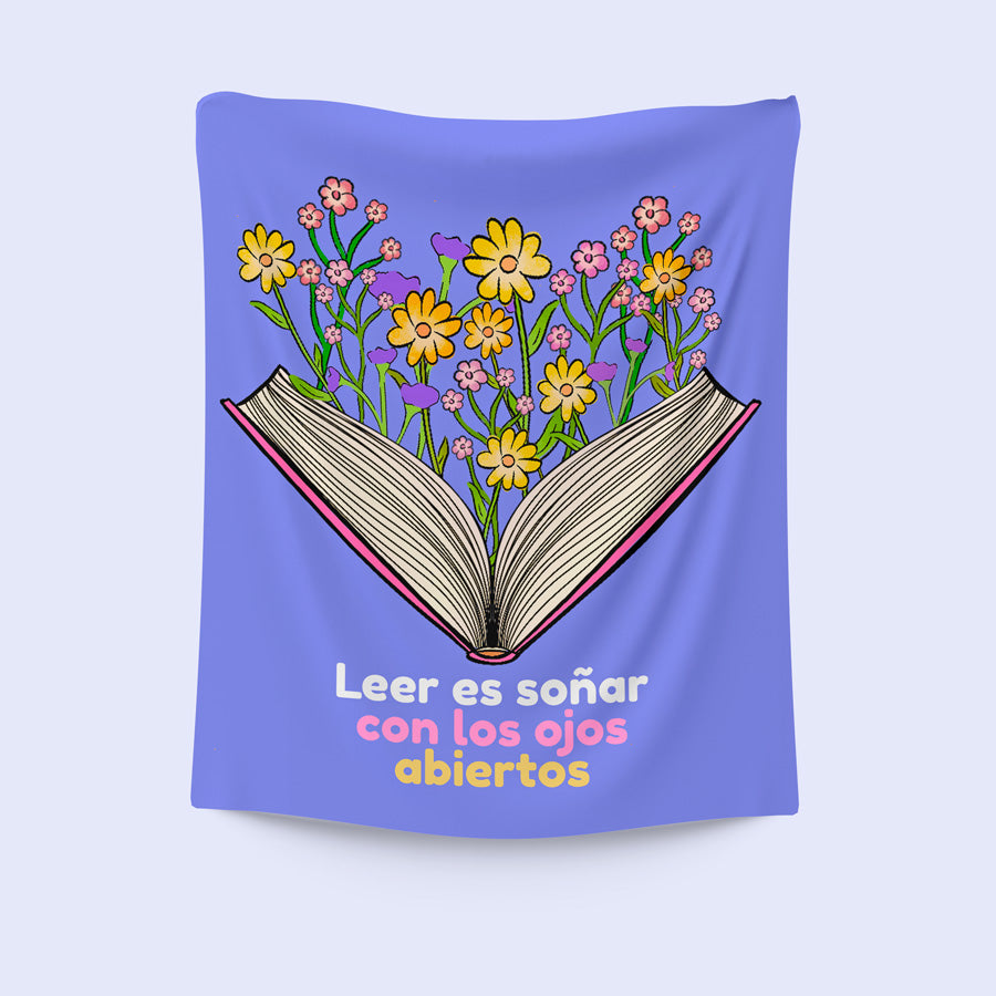 MANTA DOBLE FELPA - LEER ES SOÑAR