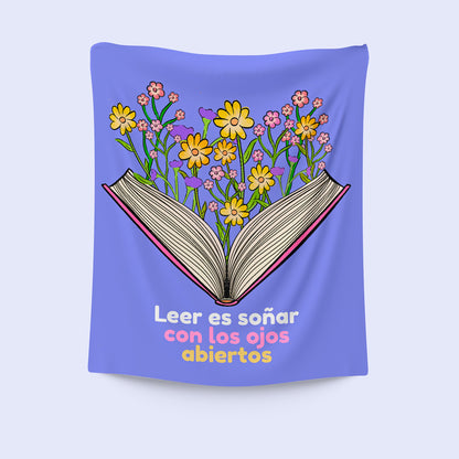 MANTA DOBLE FELPA - LEER ES SOÑAR