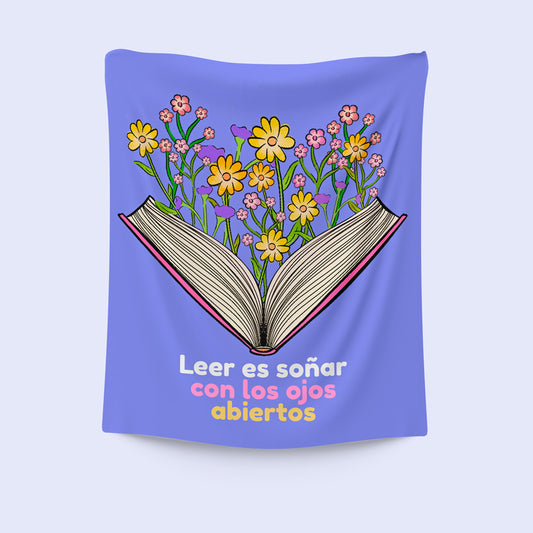 MANTA DOBLE FELPA - LEER ES SOÑAR