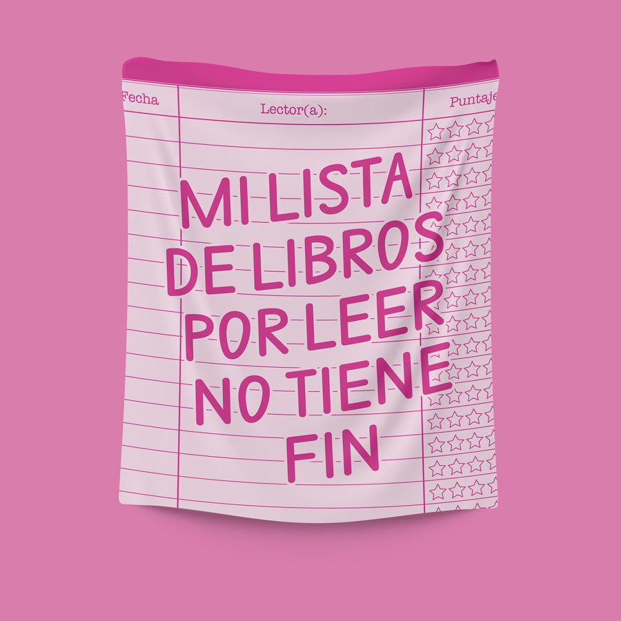 MANTA DOBLE FELPA - MI LISTA DE LIBROS POR LEER