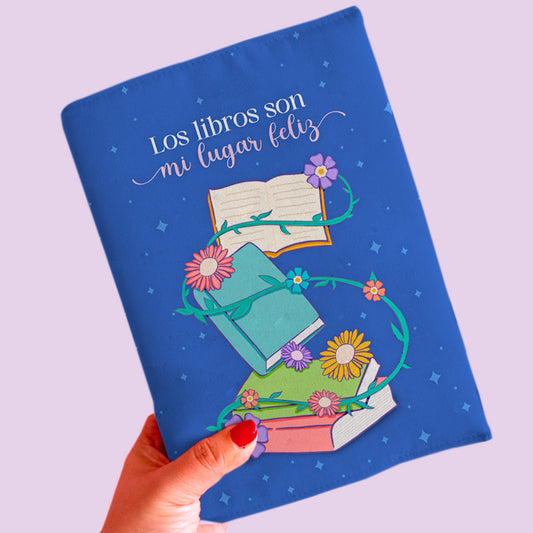 LOS LIBROS SON MI LUGAR FELIZ - BOOK COVER