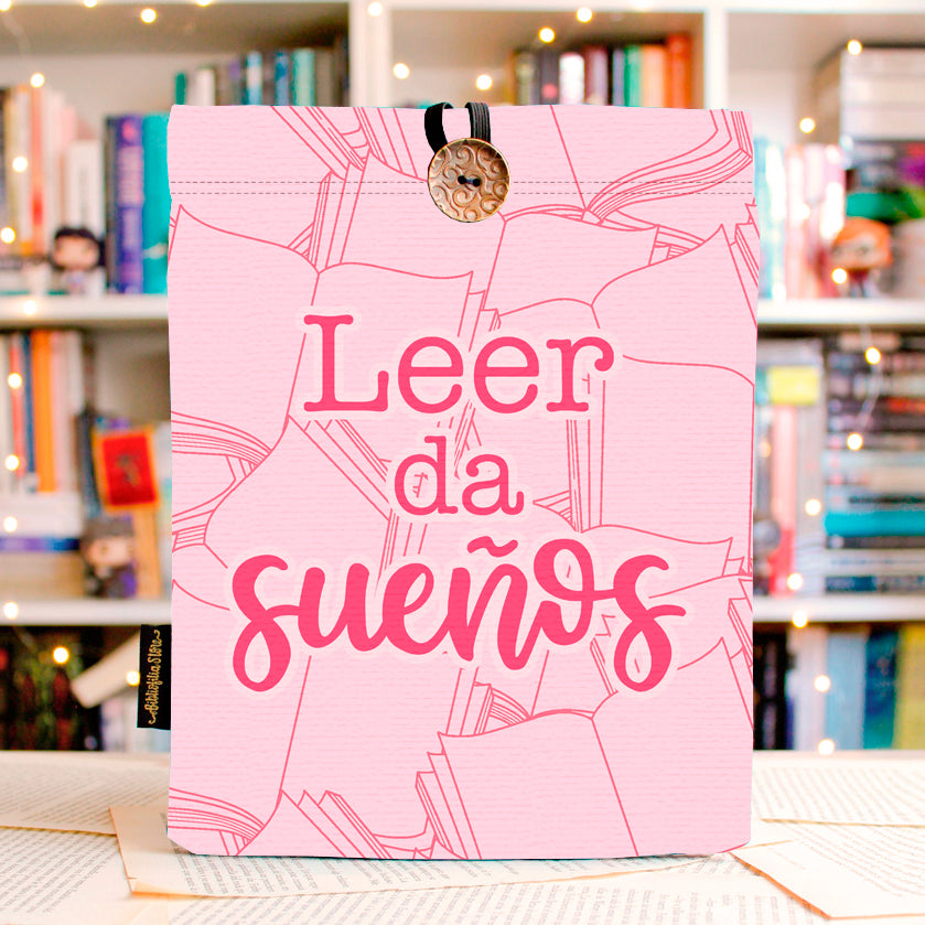 LEER DA SUEÑOS - FUNDA PARA LIBROS
