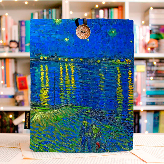 NOCHE ESTRELLADA SOBRE EL RÓDANO - FUNDA PARA LIBROS