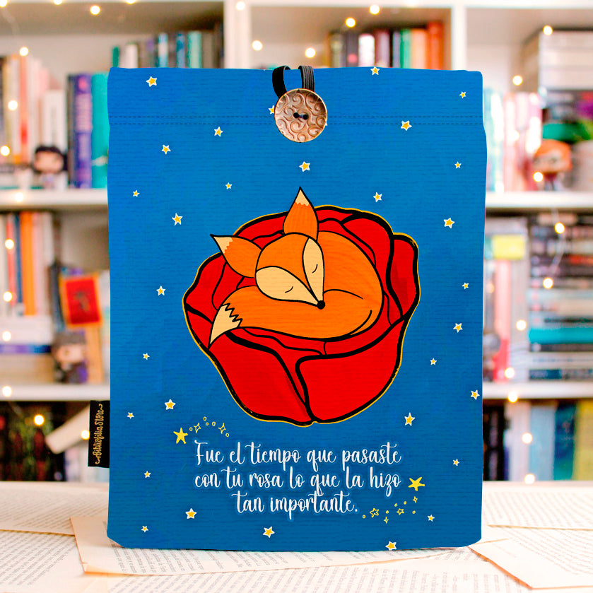 FUNDA EL PRINCIPITO: EL ZORRO Y LA ROSA - GRANDE