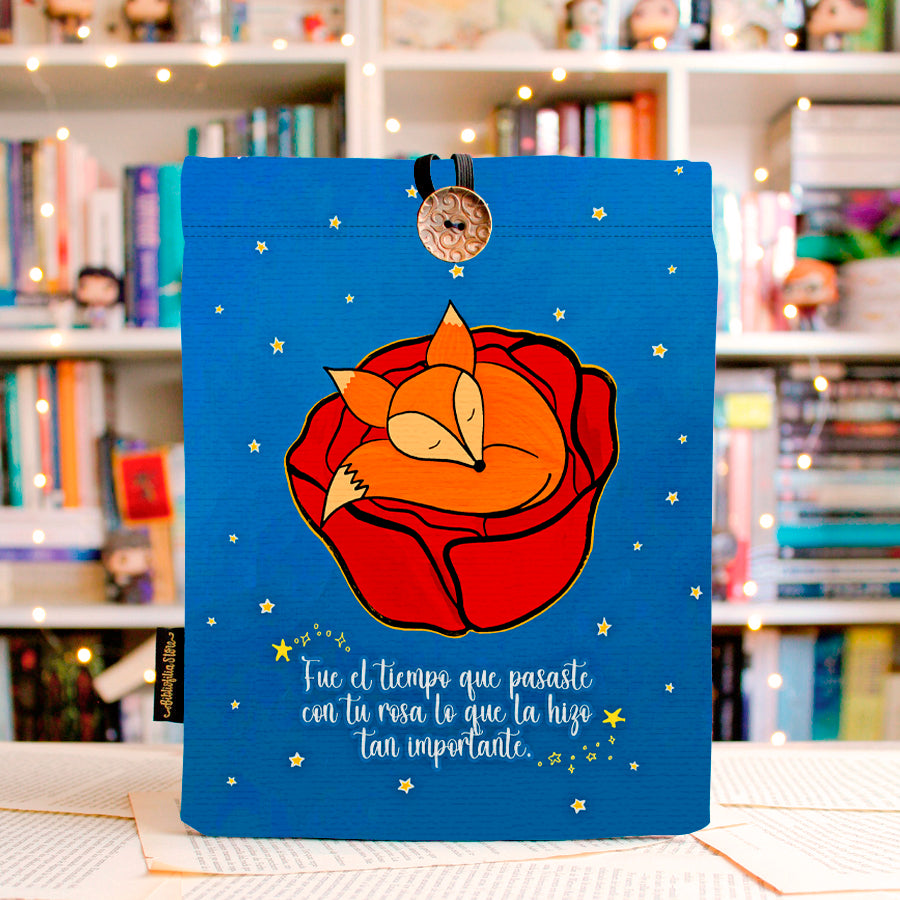 FUNDA EL PRINCIPITO: EL ZORRO Y LA ROSA - MEDIANA