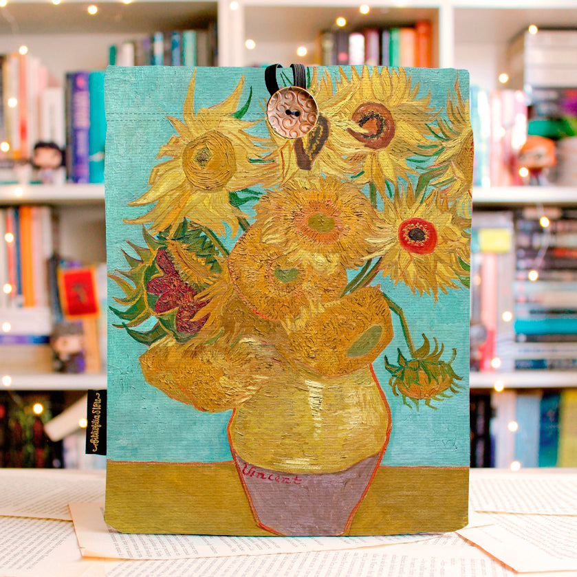 GIRASOLES - FUNDA PARA LIBROS