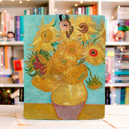 GIRASOLES - FUNDA PARA LIBROS