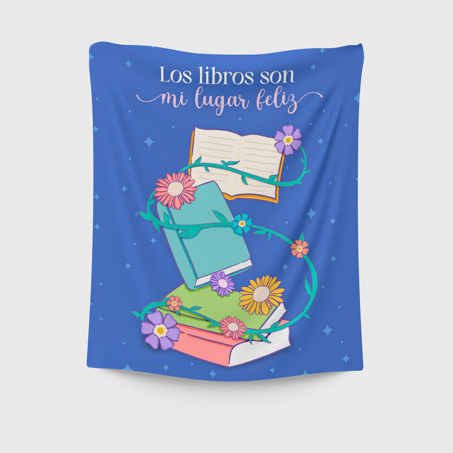 MANTA DOBLE FELPA - LOS LIBROS