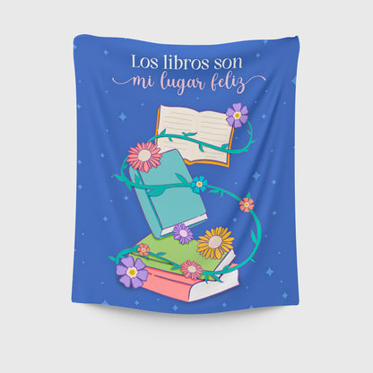 MANTA DOBLE FELPA - LOS LIBROS