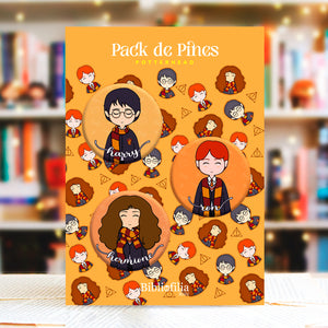 PACK DE PINES: POTTERHEAD