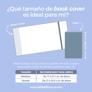 BOOK COVER LA NOCHE ESTRELLADA- TAMAÑO GRANDE