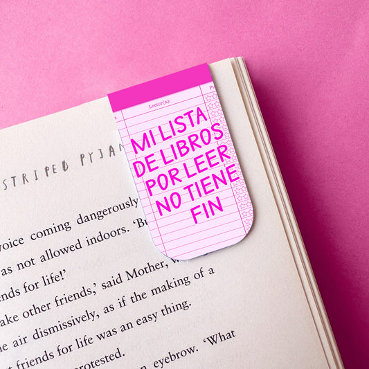 MI LISTA DE LIBROS - SEPARADOR IMANTADO