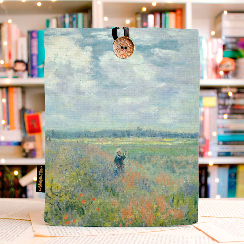 CAMPO DE AMAPOLAS CERCA DE ARGENTEUIL - FUNDA PARA LIBROS