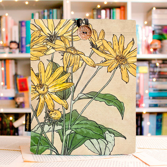 SUNFLOWERS - FUNDA PARA LIBROS