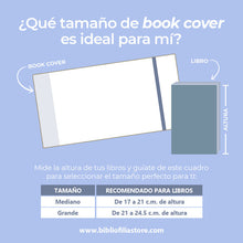 Cargar imagen en el visor de la galería, BOOK COVER VICHY CELESTE - TAMAÑO MEDIANO
